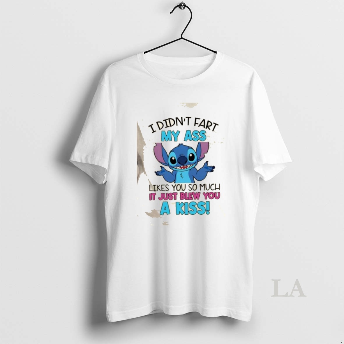 Original Stitch I Didnt Fart My Ass Likes You So Much It Just Blew You A Kiss Shirt