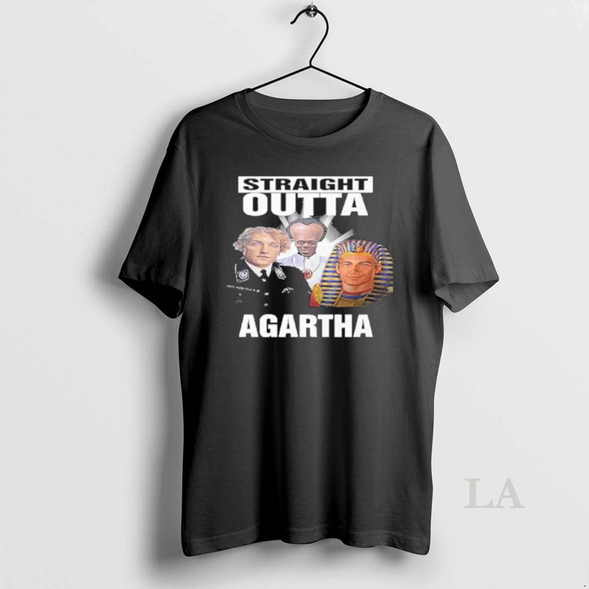 Original Straight Outta Agartha History Conspiracy Ancient Civilization Parody Shirt