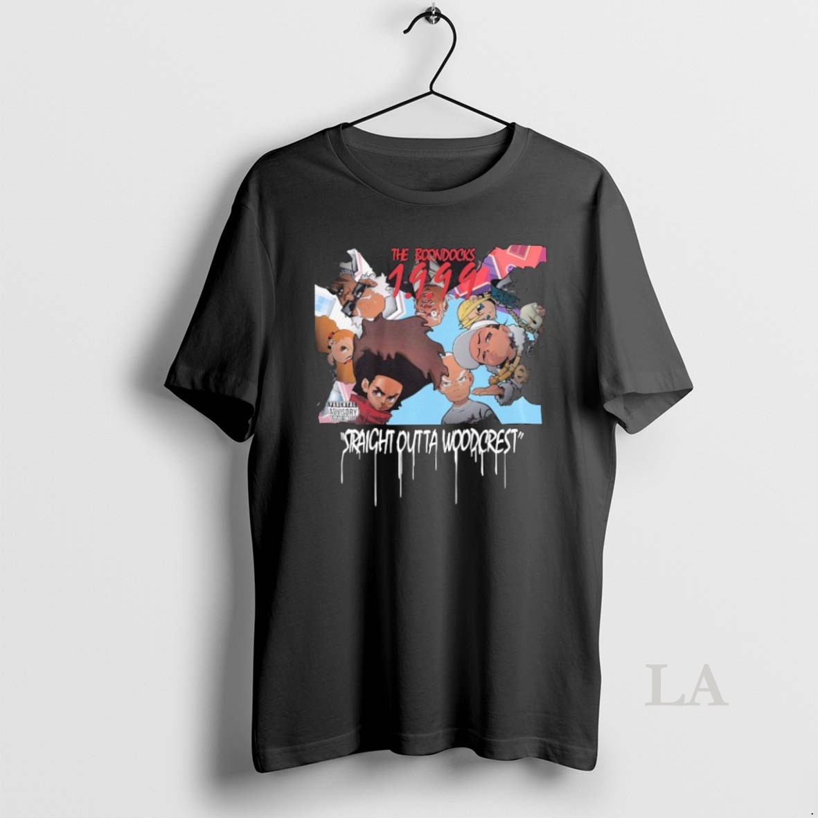 Original The Boondocks Straight Outta Woodcrest 1999 Shirt