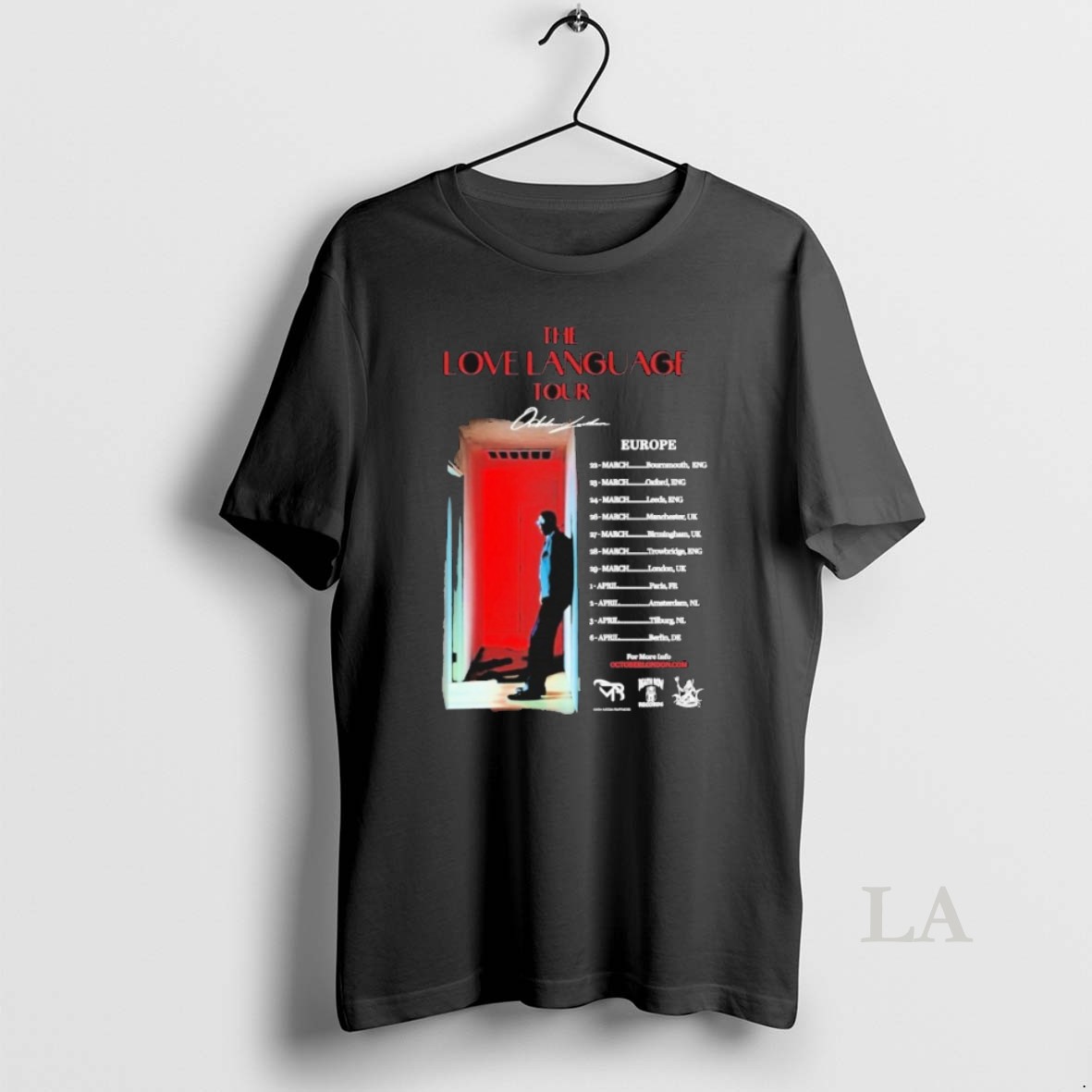 Original The Love Language October London Tour Europe 2026 Shirt