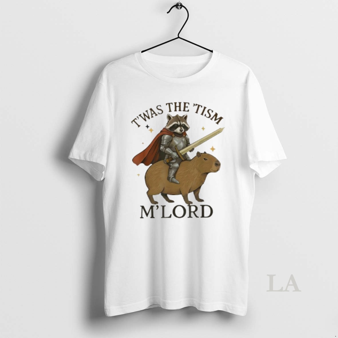 Original The Tism M Lord Funny Raccoon Vintage Capybara Autism Shirt