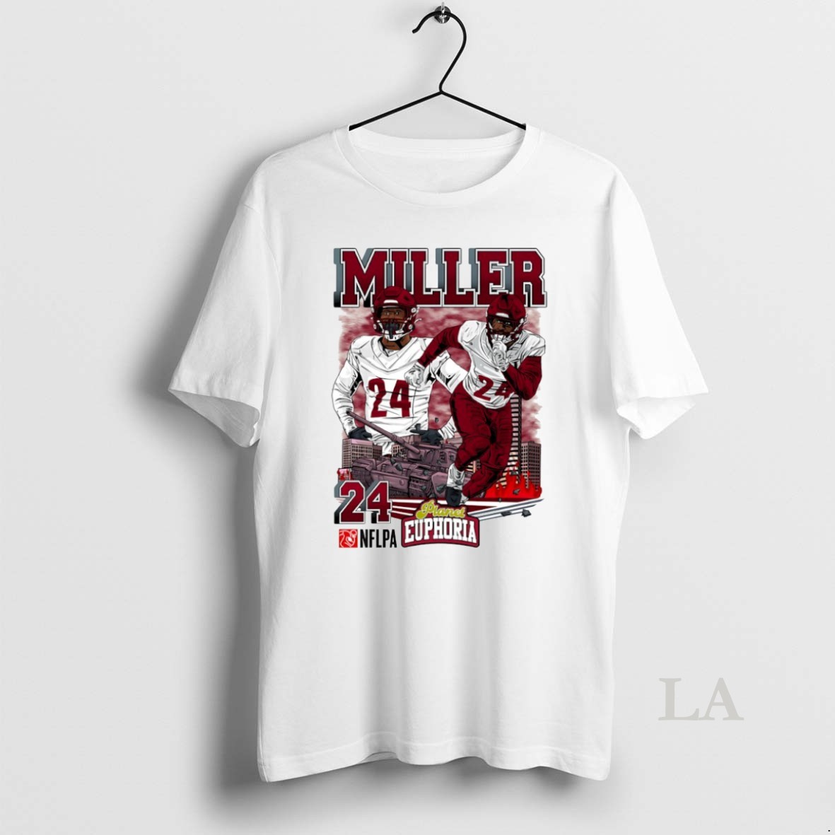 Original Von Miller 24 Washington Commanders Football Comic Circle Shirt