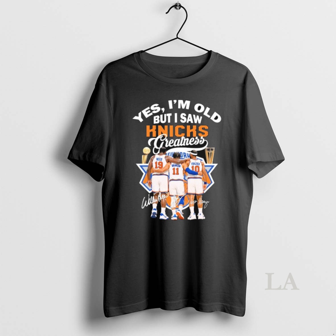 Original Yes Im Old But I Saw New York Knicks Greatness Signatures Shirt