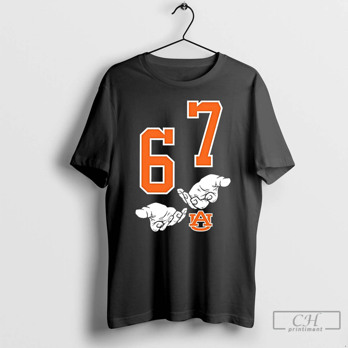 Premium Auburn Tigers 67 Hands T Shirts Sweater Hoodie