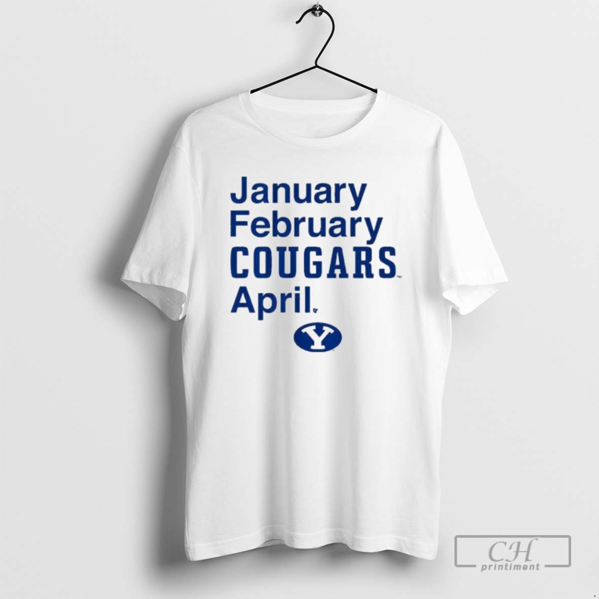 Premium Byu Cougars Basketball January February Cougars April Shirt Sweater