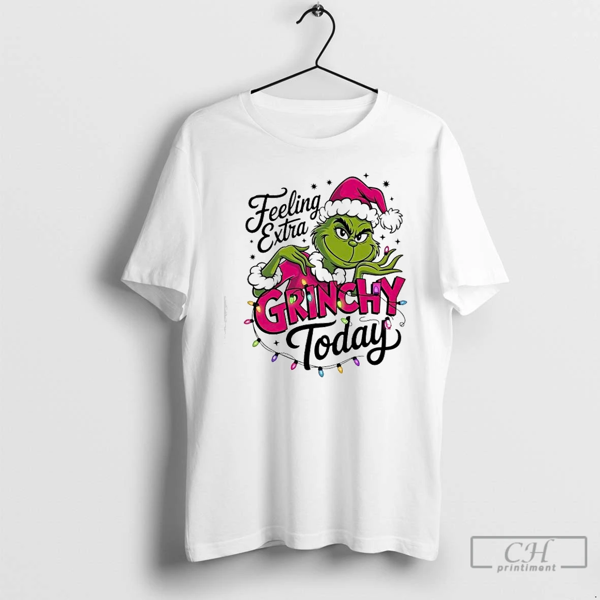 Premium Feeling Extra Grinchy Today Christmas T Shirts Sweater Hoodie