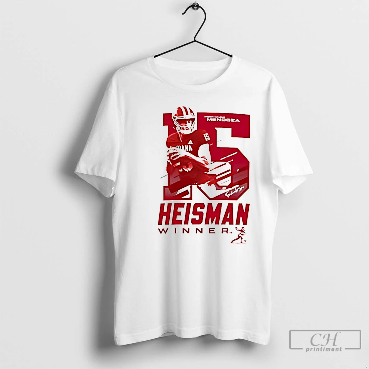 Premium Fernando Mendoza Indiana Hoosiers 2025 Heisman Trophy Winner Graphic Christmas T Shirts Sweater Hoodie