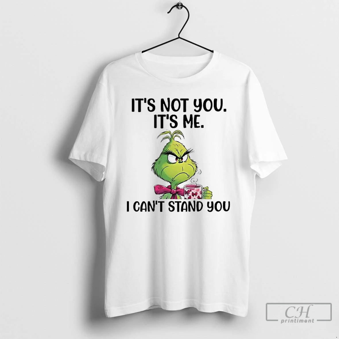 Premium Grinch Its Not You Its Me I Cant Stand You T Shirts Sweater Hoodie