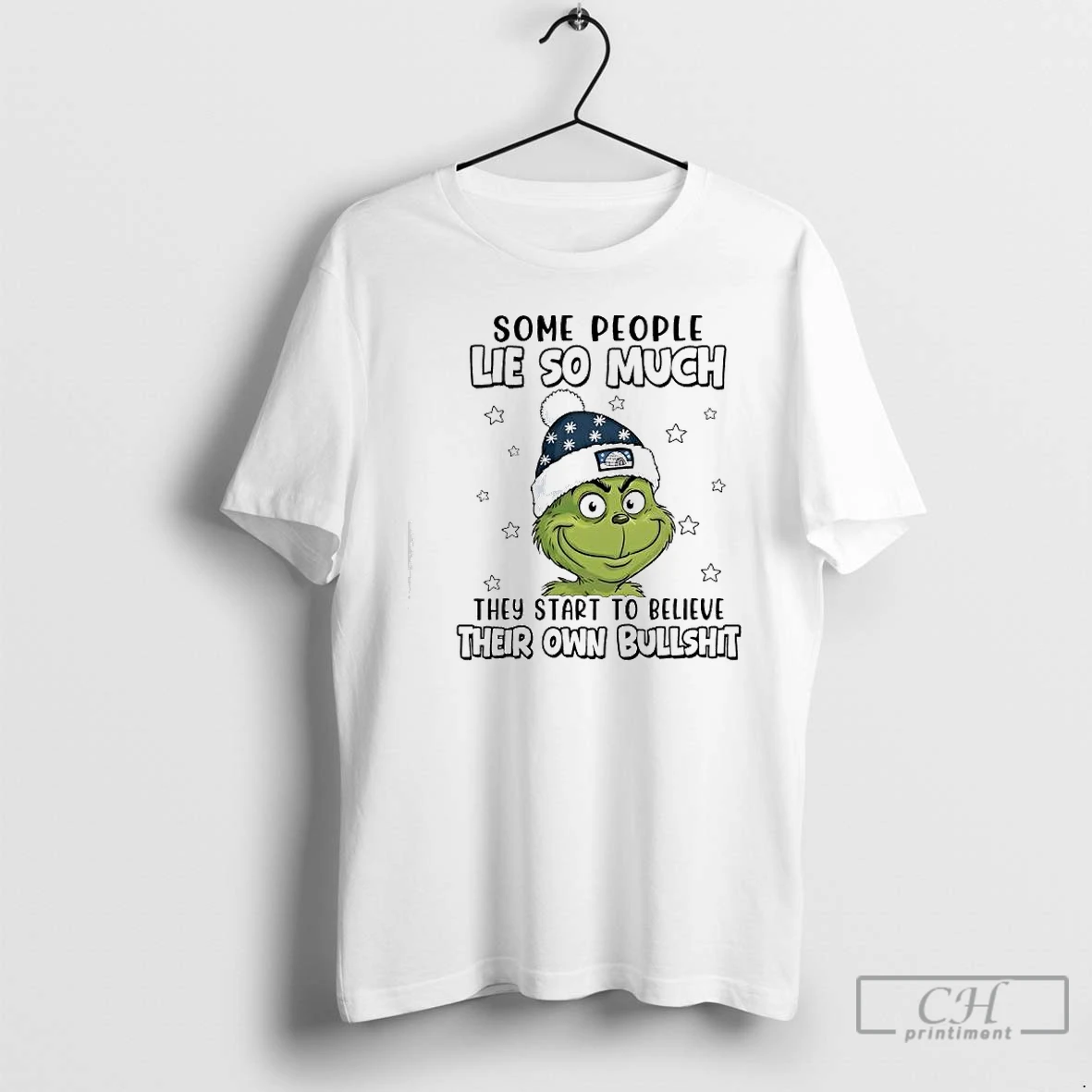 Premium Grinch Some People Lie So Much They Start To Believe Their Own Bullshit T Shirts Sweater Hoodie