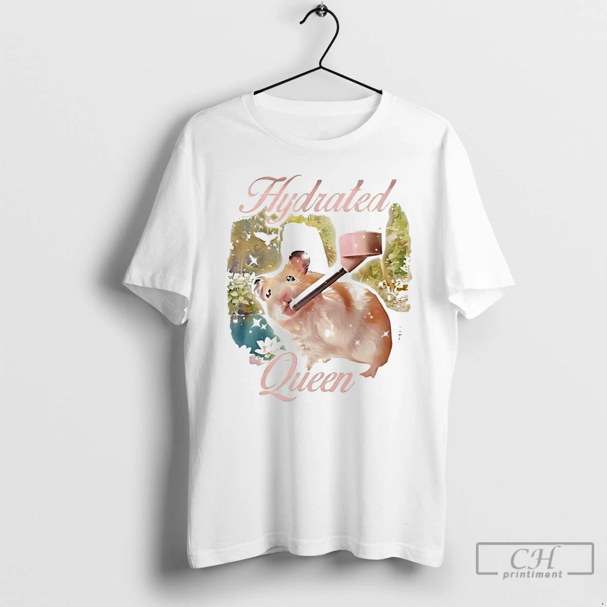 Premium Hamster Hydrated Queen Christmas T Shirts Sweater Hoodie