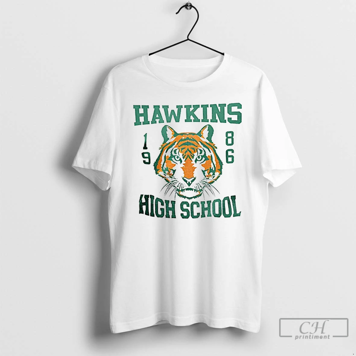 Premium Hawkins High School Tiger High Resolution T Shirts Sweater Hoodie