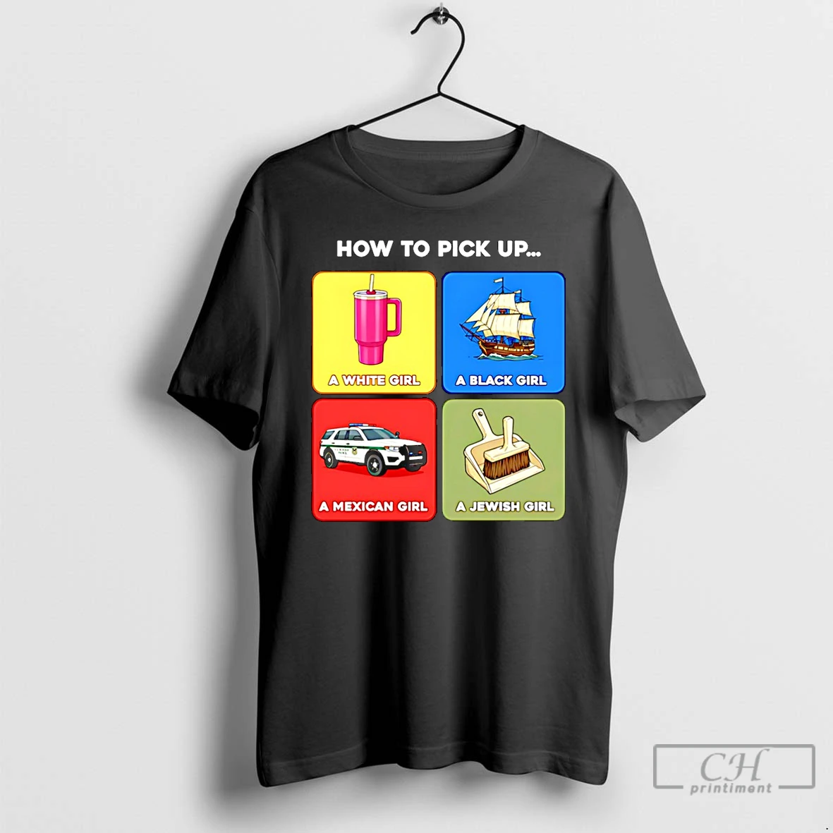 Premium How To Pick Up A White Girl A Black Girl A Mexican Girl A Jewish Girl Christmas T Shirts Sweater Hoodie