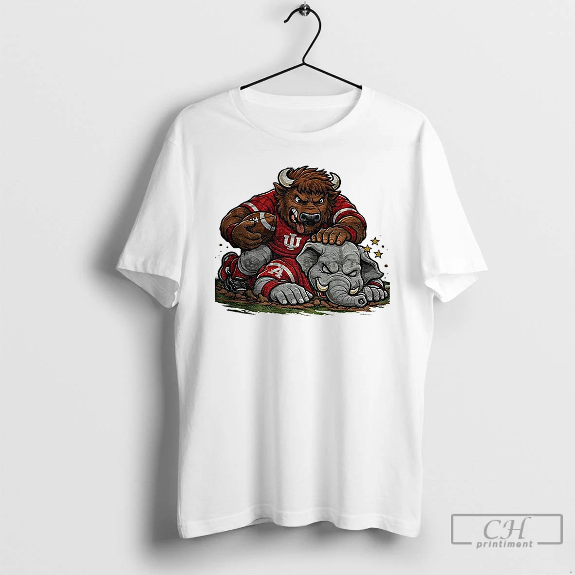 Premium Indiana Hoosiers Beat Alabama Crimson Tide Playoffs Retro Rivalries Football Artwork T Shirts Sweater Hoodie