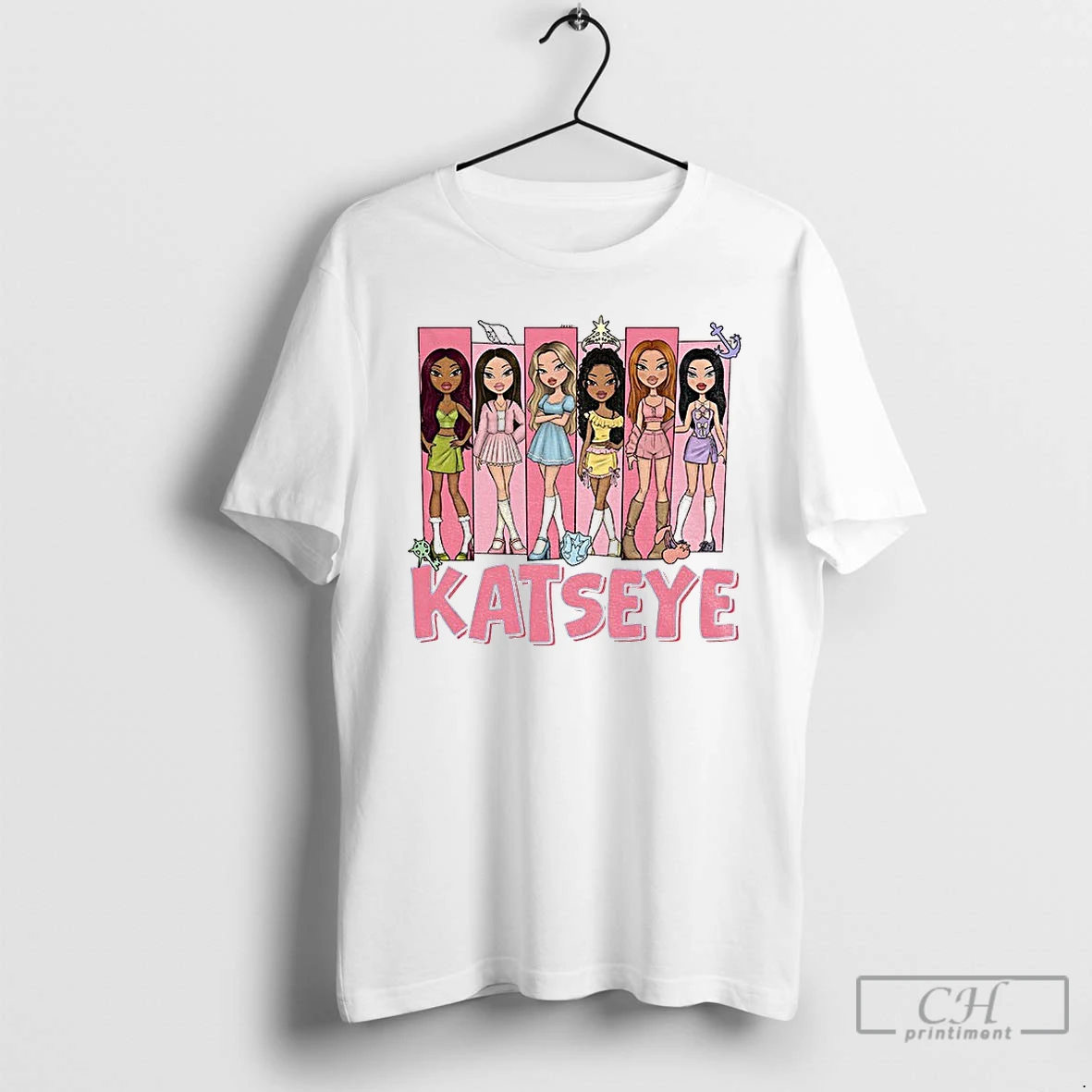 Premium Kats Eye Global Girl Group Kpop Music Cartoon T Shirts Sweater Hoodie