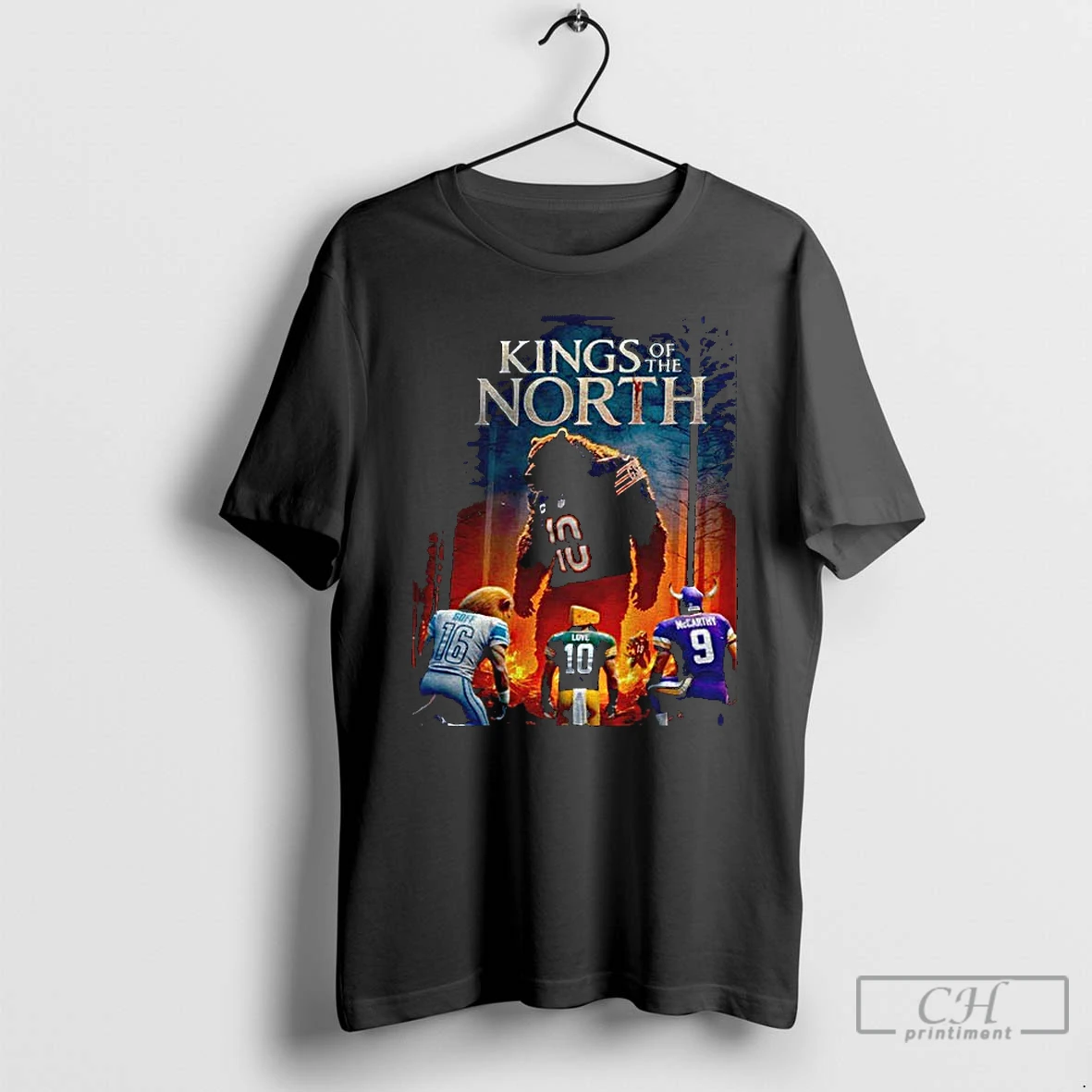 Premium Kings Of The North Caleb Williams Jared Goff Jordan Love Jj Mccarthy T Shirts Sweater Hoodie
