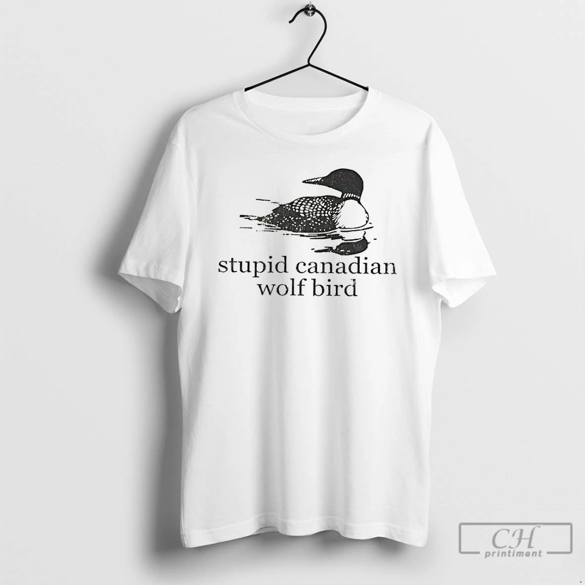 Premium Stupid Canadian Wolf Bird Hockey Romance Lgbt Hockey T Shirts Sweater Hoodie