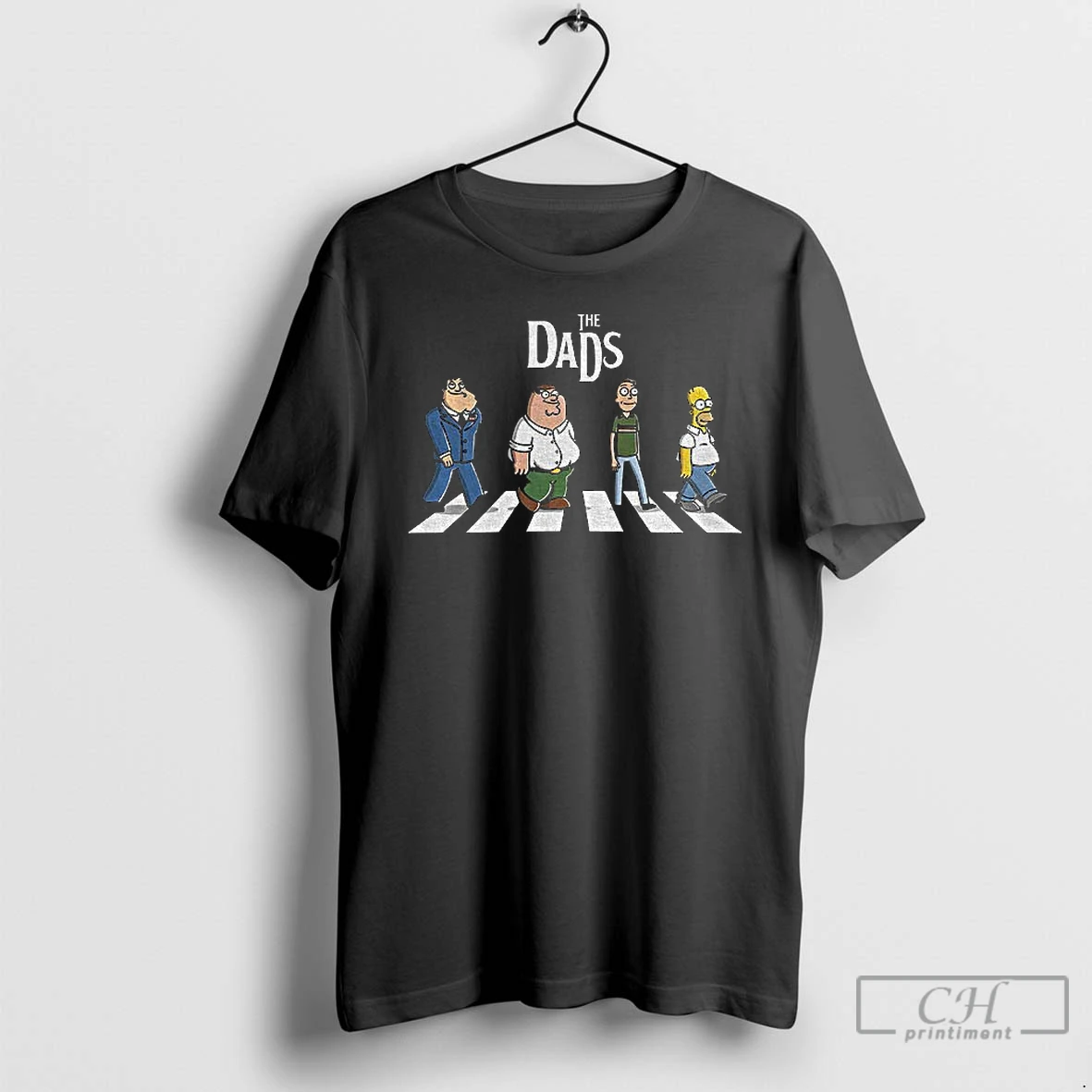 Premium The Dads Stan Smith Peter Griffin Jerry Smith Homer Abbey Road Cartoon T Shirts Sweater Hoodie