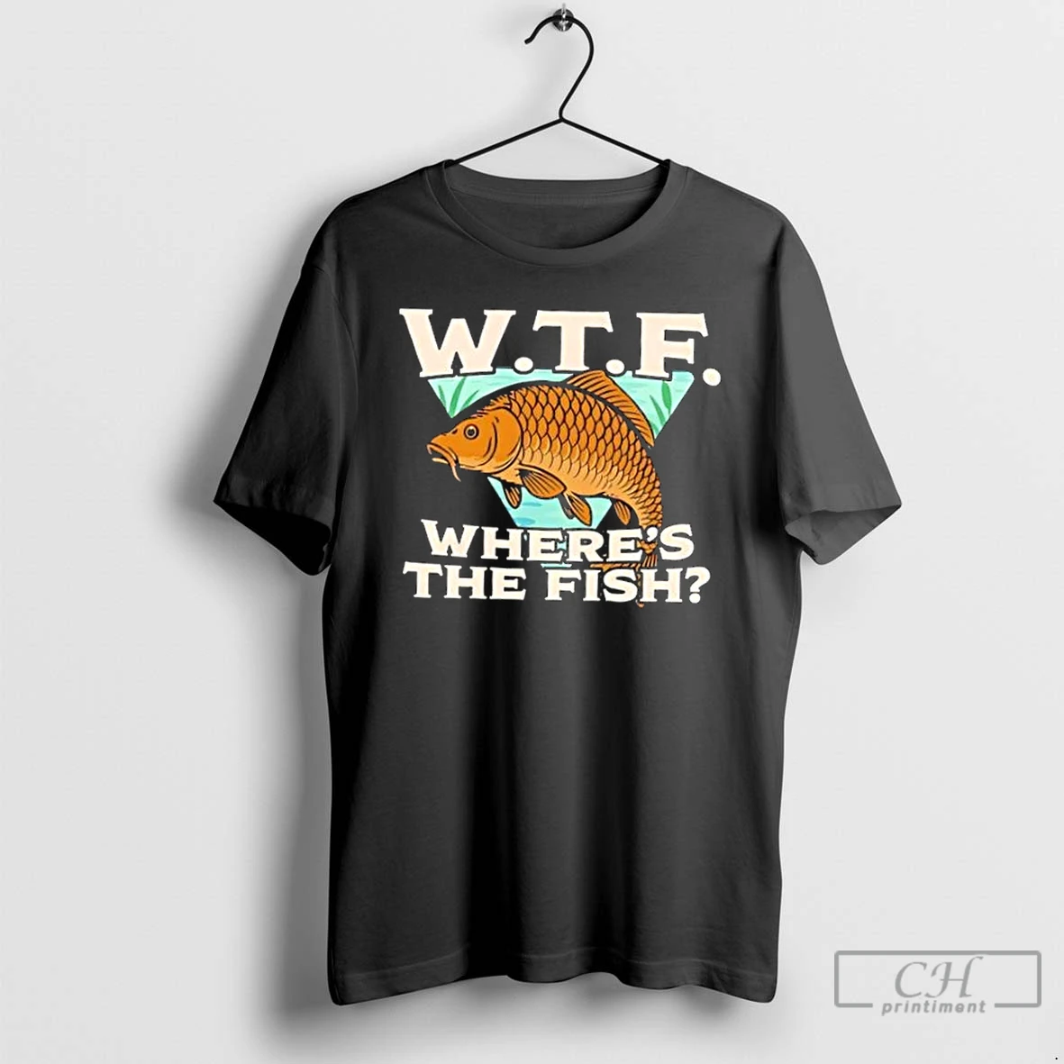 Premium Wtf Wheres The Fish Fishing T Shirts Sweater Hoodie