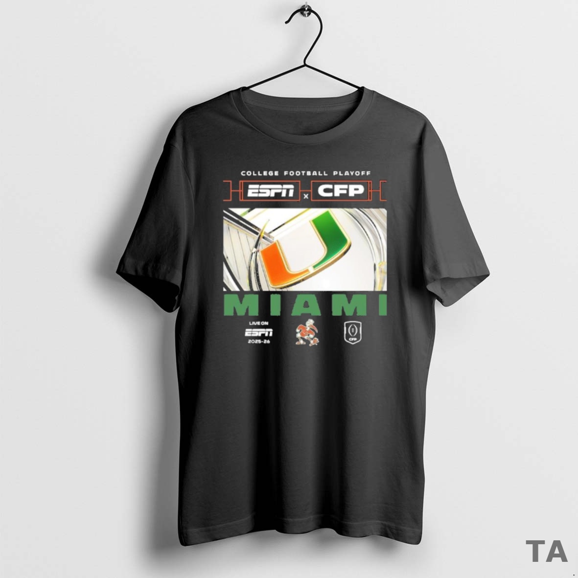 Top 2025 26 Cfp Miami Hurricanes Window T Shirt Sweater