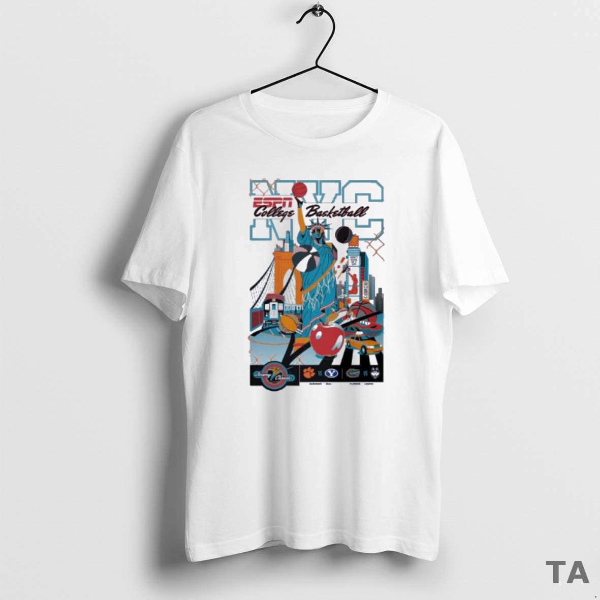 Top 2025 Jimmy V Classic 4 Team Basketball T Shirt Sweater