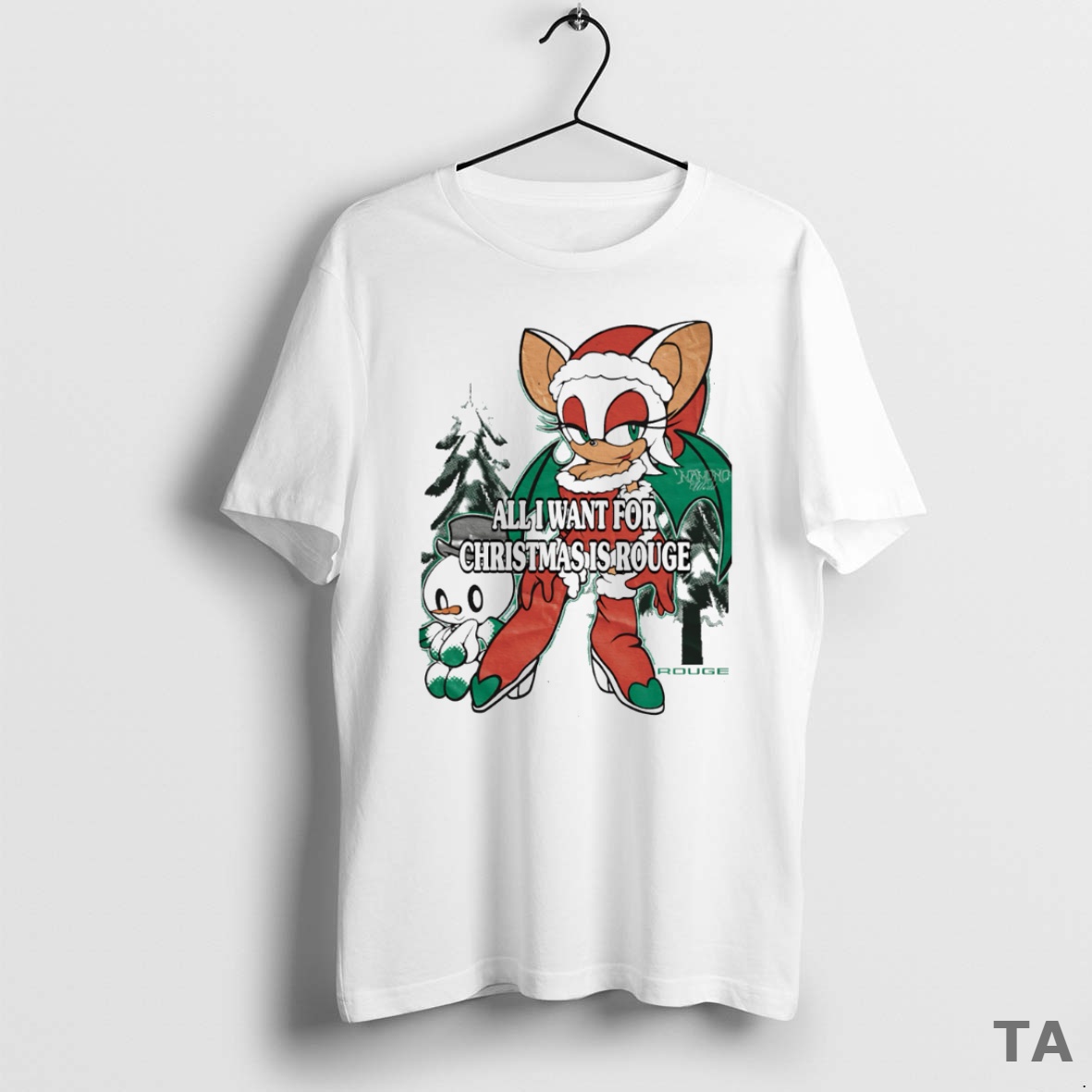 Top All I Want For Christmas Is Rouge T Shirt Sweater