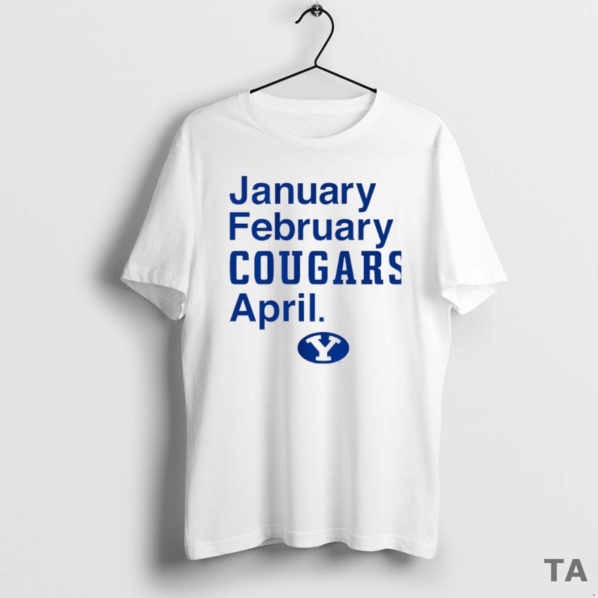 Top Byu Cougars Basketball January February Cougars April Circle T Shirt Sweater
