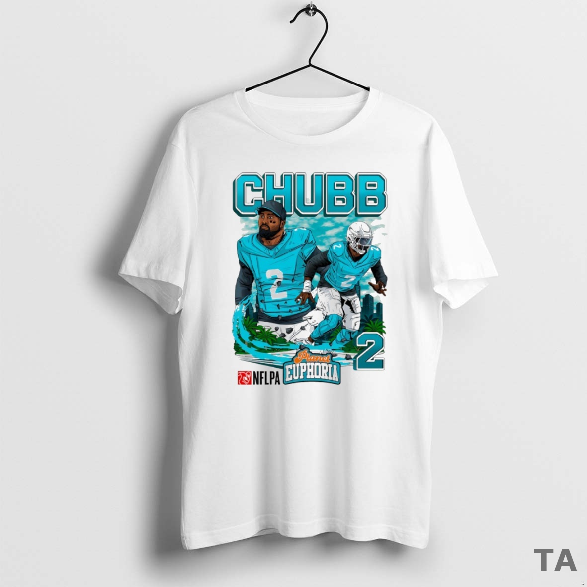 Top Bradley Chubb 2 Miami Dolphins Football Comic Circle T Shirt Sweater