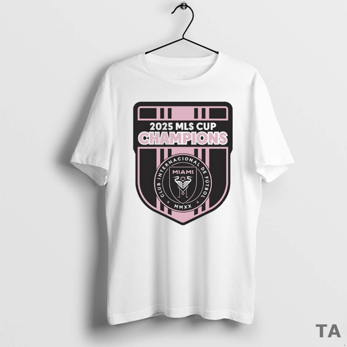 Top Cf 2025 Mls Champions Inter Miami Logo Circle T Shirt Sweater