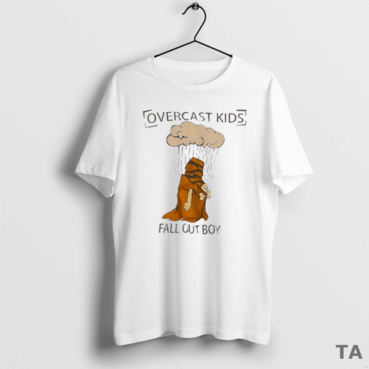 Top Cat Sitting Beneath A Raincloud Overcast Kids Of Fall Out Boy Band T Shirt Sweater