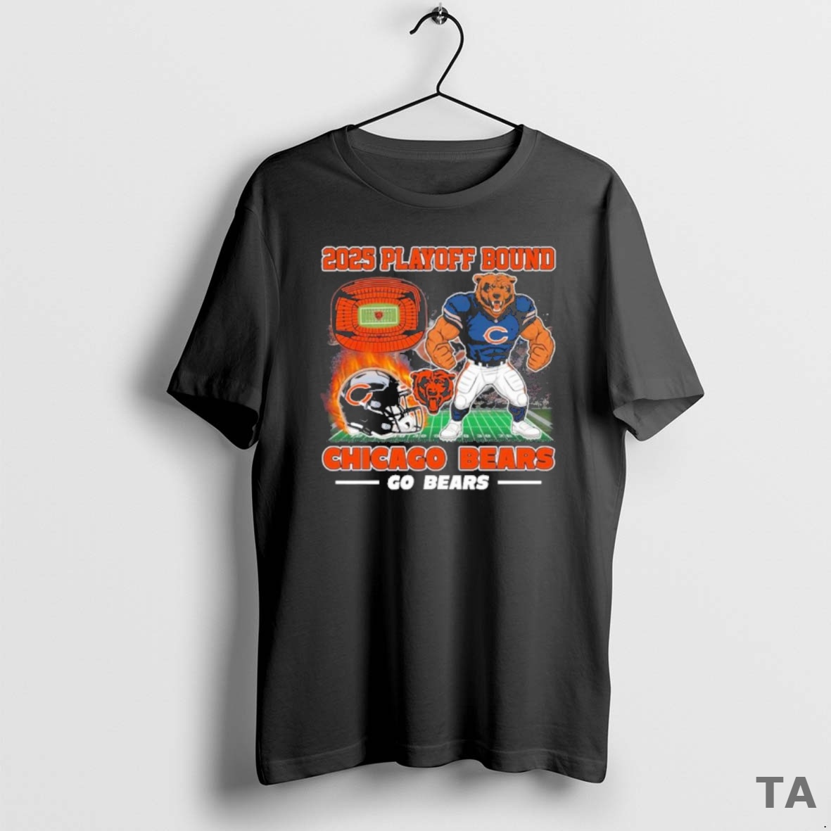 Top Chicago Bears Mascot 2025 Nfl Playoff Bound Go Bears T Shirt Sweater