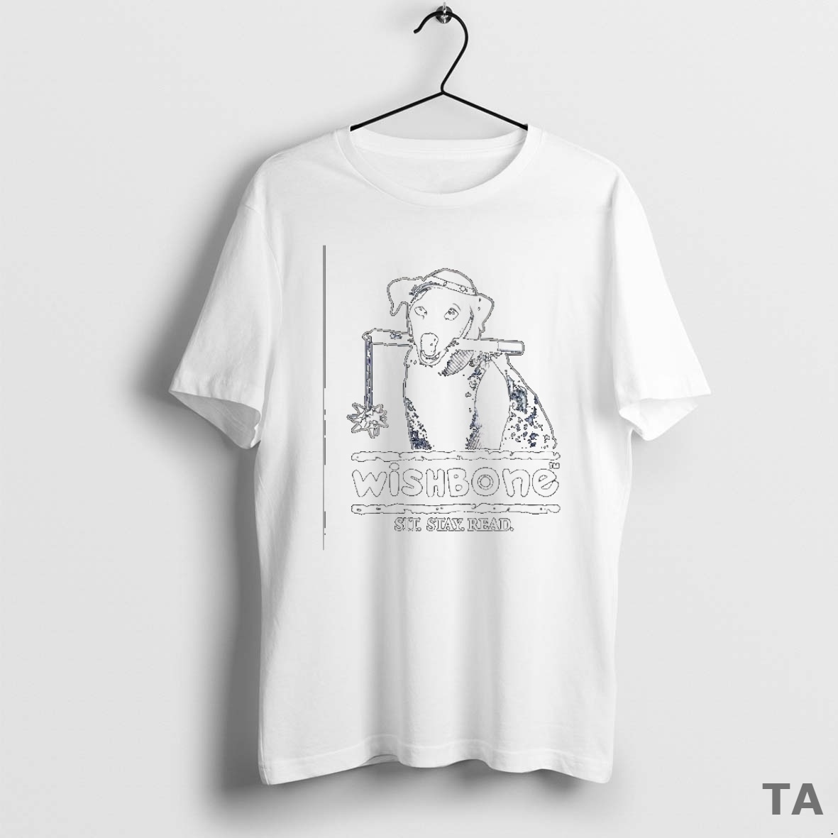 Top Dog Wishbone Sit Stay Read T Shirt Sweater