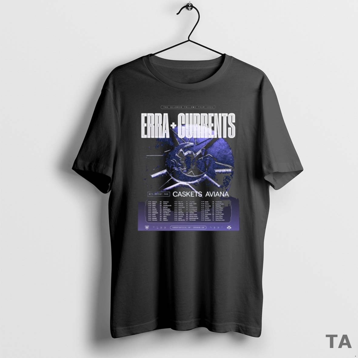 Top Erra Band And Currents The Silence Follows Tour 2026 Dates T Shirt Sweater