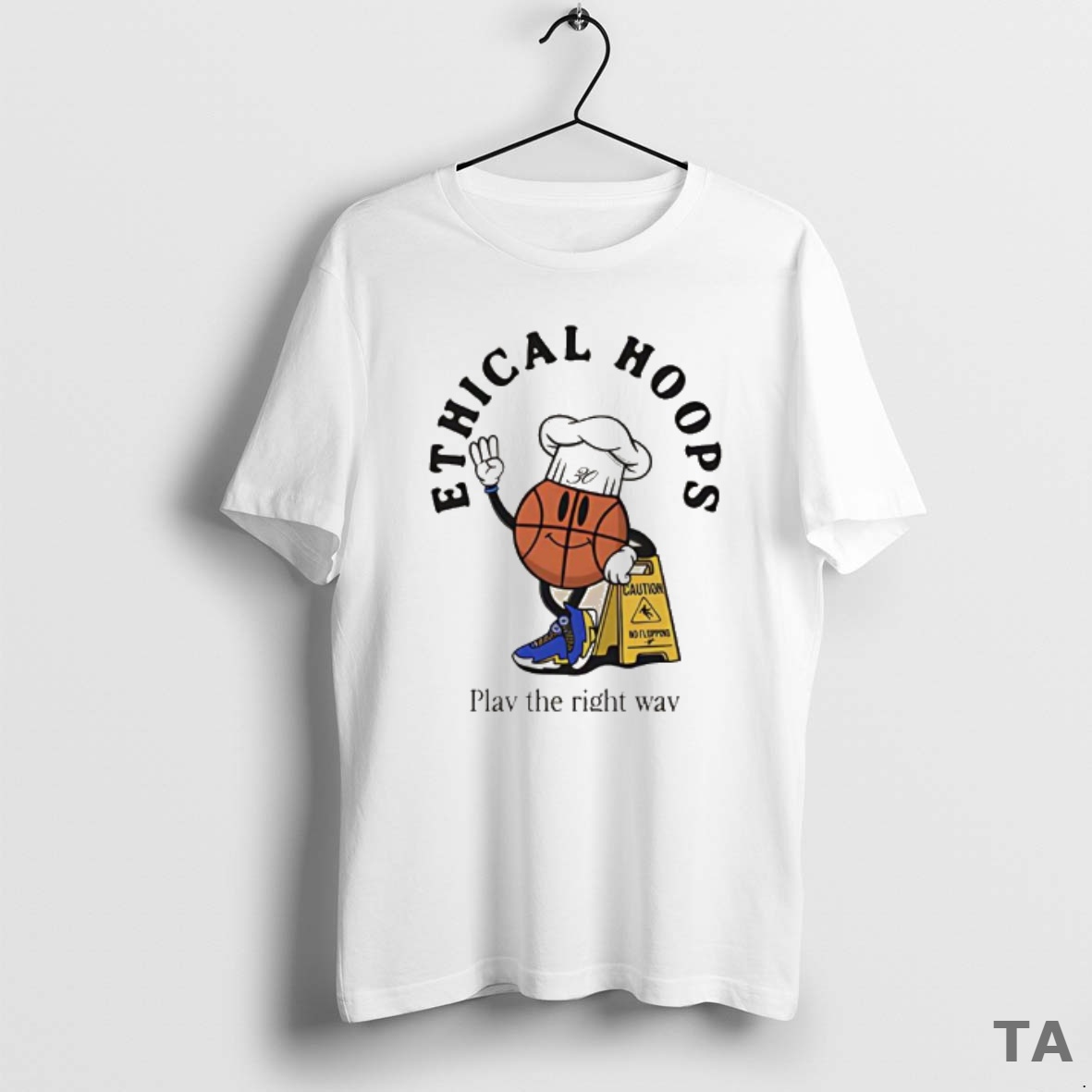 Top Ethical Hoops Play The Right Way Slogan Ball T Shirt Sweater