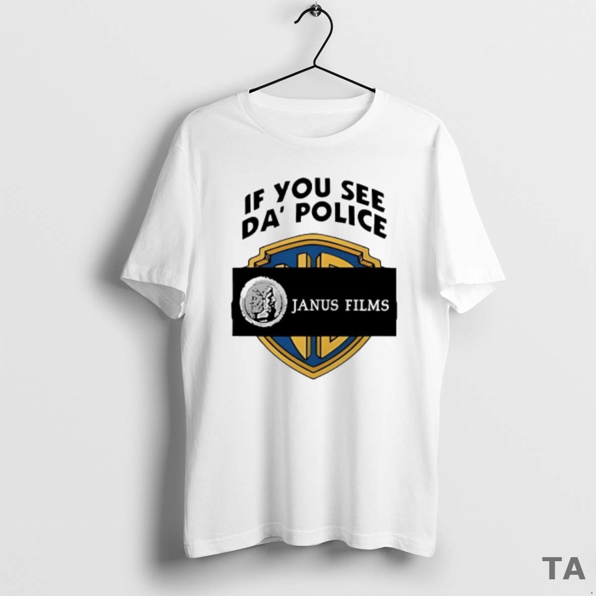 Top If You See Da Police Janus Films T Shirt Sweater