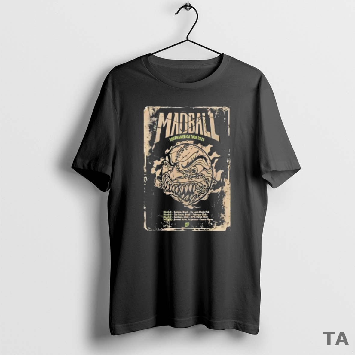 Top Madball South America Tour 2026 Vintage T Shirt Sweater