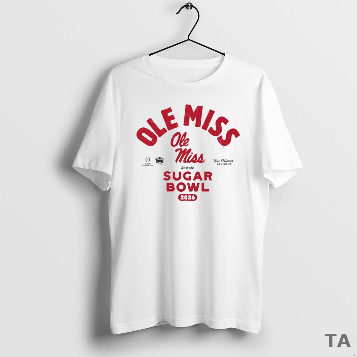 Top Ole Miss Rebels 2026 College Football Playoff Allstate Sugar Bowl Bound Circle T Shirt Sweater