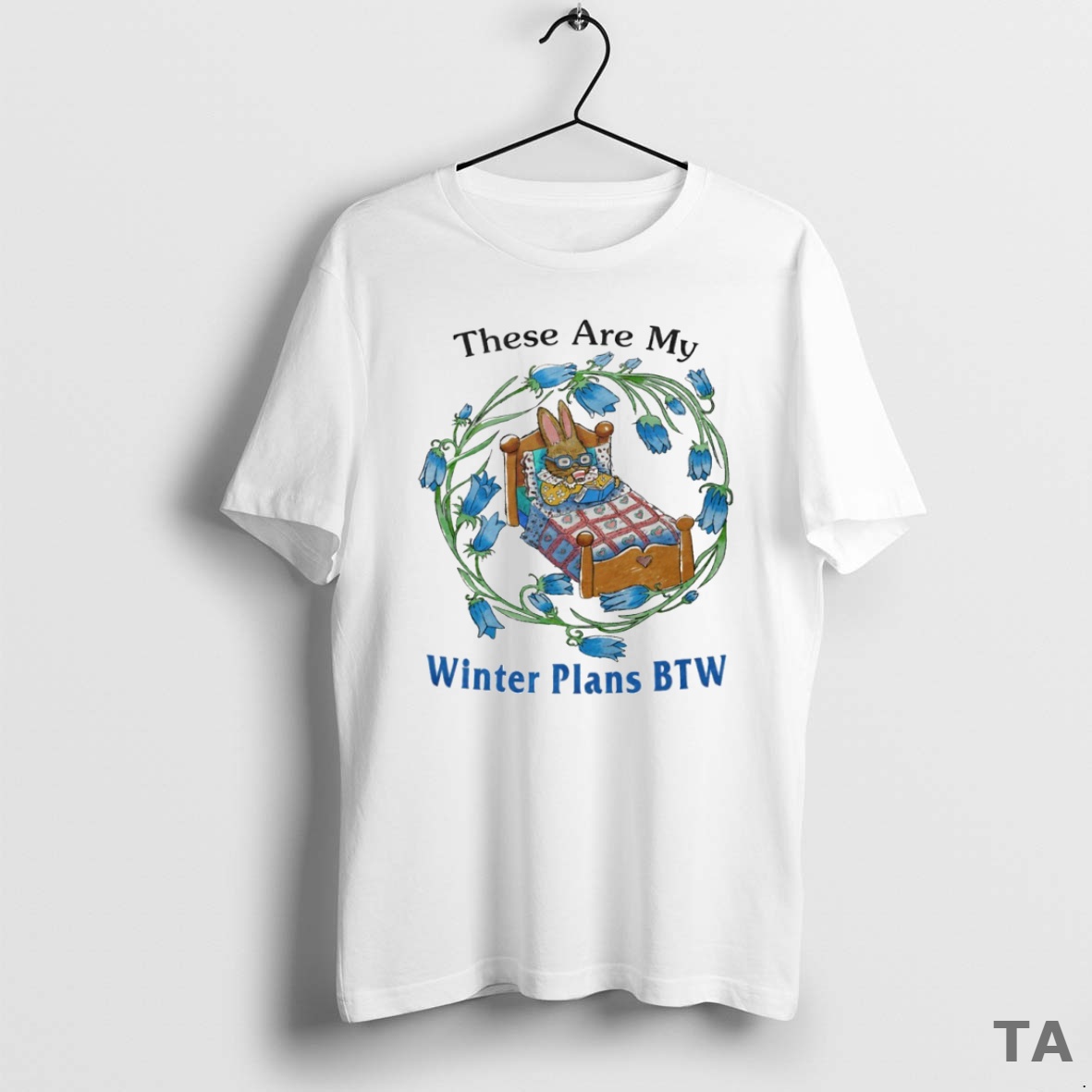 Top Rabbit These Are My Winter Plans Btw Circle T Shirt Sweater