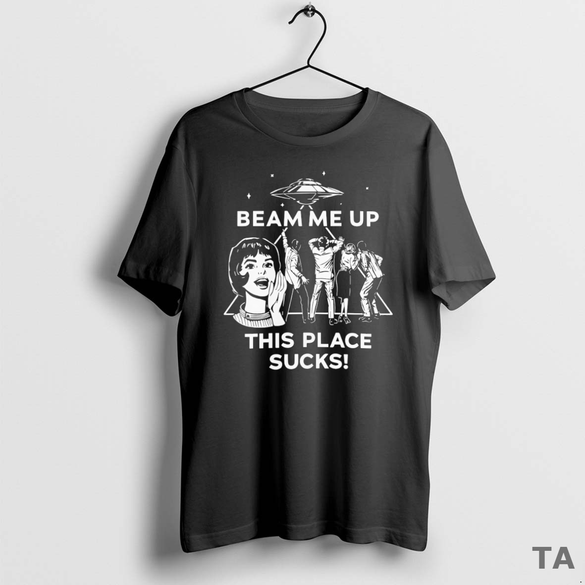 Top Robin Buckley Beam Me Up This Place Sucks T Shirt Sweater