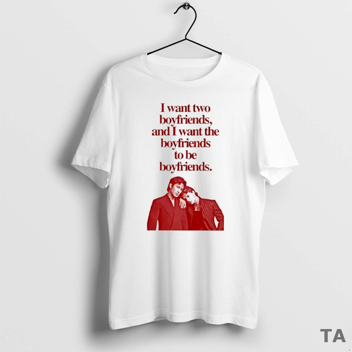 Top Shane And Ilya Heated Rivalry I Want Two Boyfriends And I Want The Boyfriends To Be Boyfriends Circle T Shirt Sweater 1