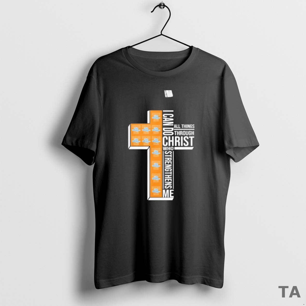 Top Tennessee Basketball Logo I Can Do All Things Through Christ Who Strengthens Me T Shirt Sweater
