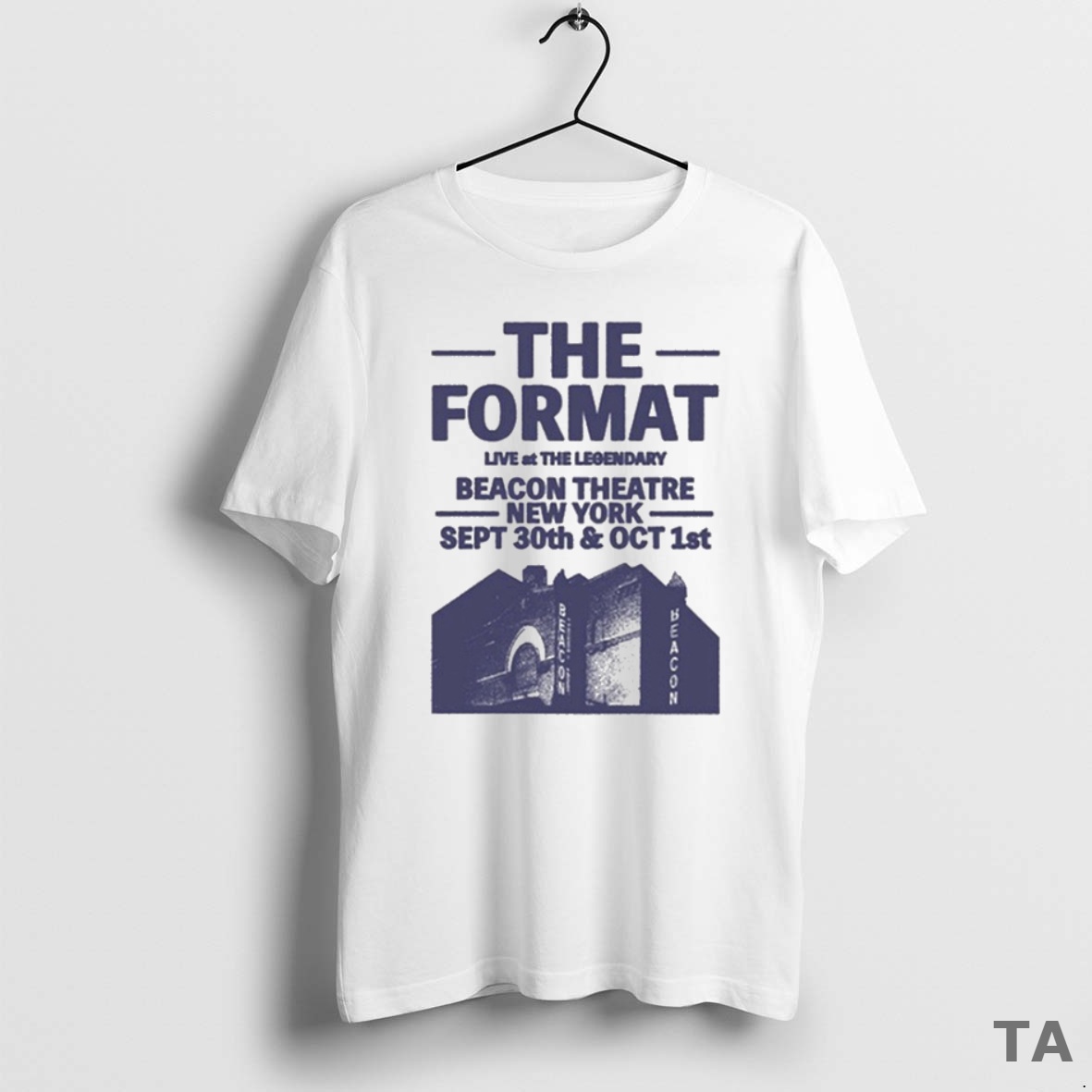 Top The Format Los Angeles Ringer Live At The Legendary Beacon Theatre New York Sept 30th T Shirt Sweater