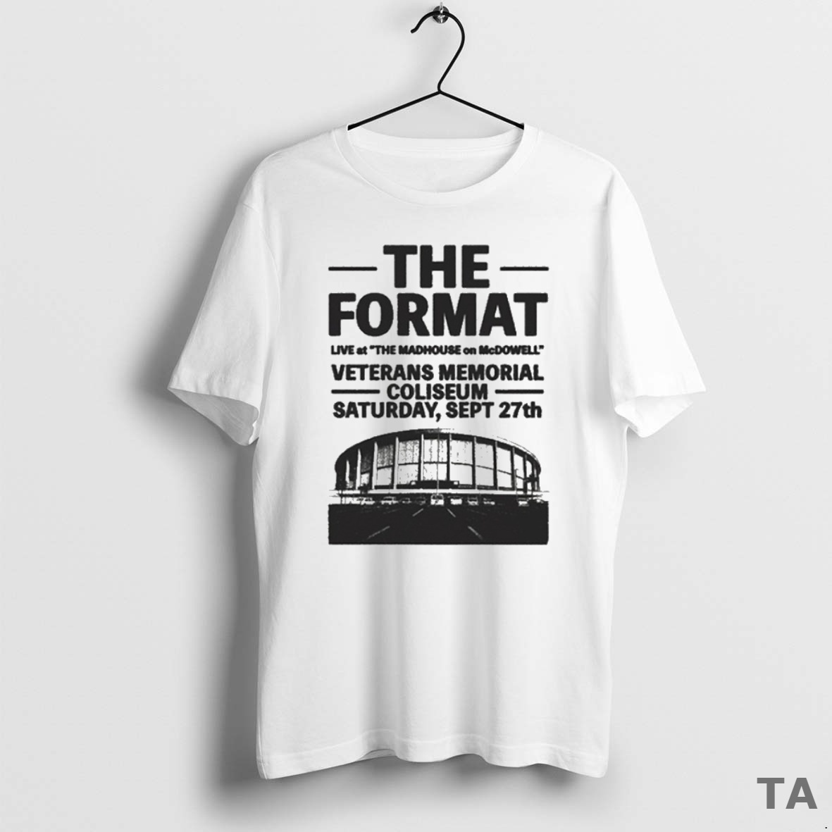 Top The Format Phoenix Ringer Veterans Memorial Coliseum Saturday Sept 27th T Shirt Sweater