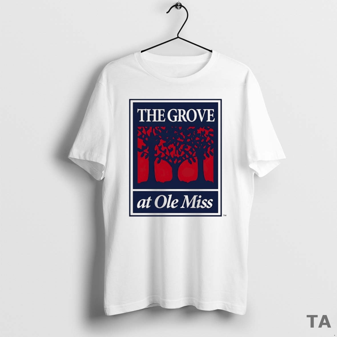 Top The Grove At Ole Miss Rebels Circle T Shirt Sweater