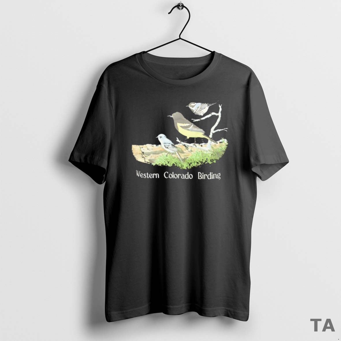 Top Thress Wagtail Tyrant Bird Western Colorado Birding T Shirt Sweater