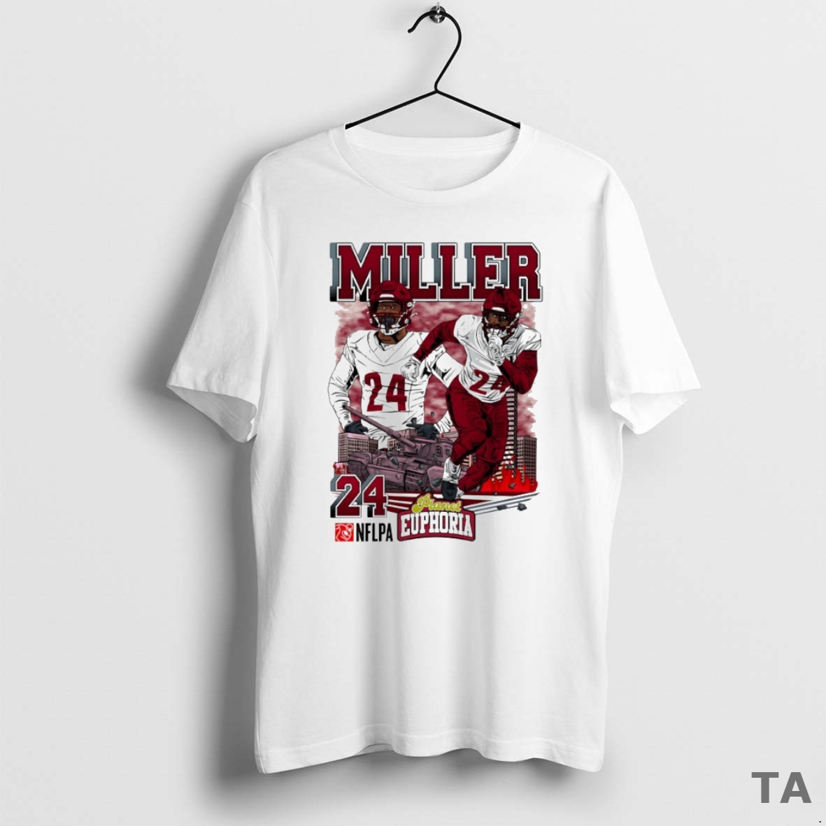 Top Von Miller 24 Washington Commanders Football Comic Circle T Shirt Sweater