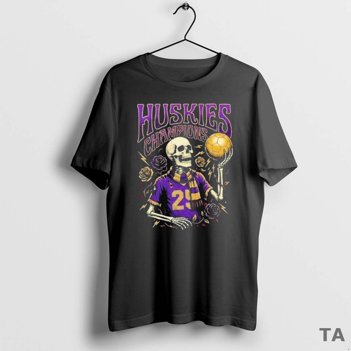 Top Washington Huskies Champion Ncaa Division I National Championship College Cup On December 15 2025 Skeleton T Shirt Sweater