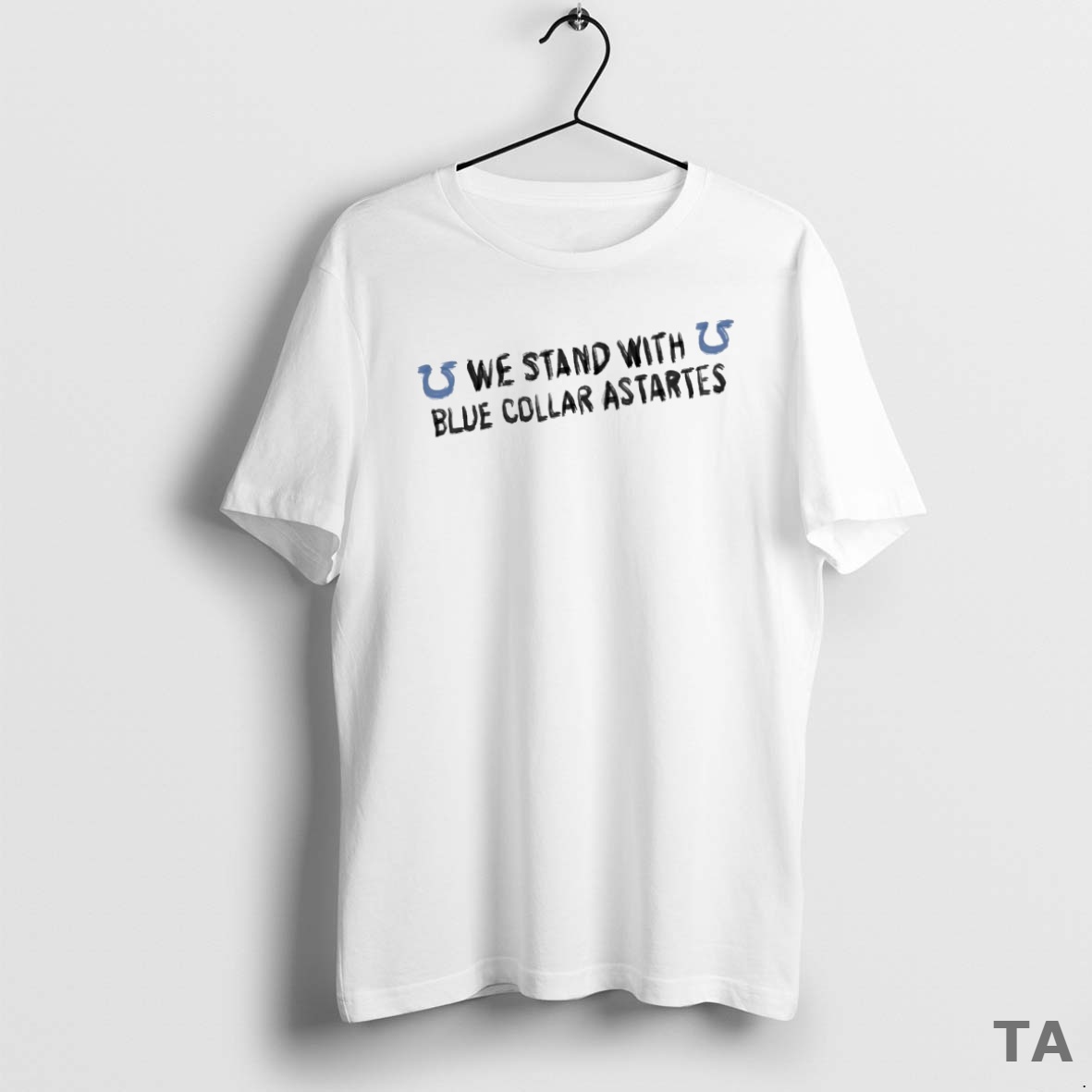 Top We Stand With Blue Collar Astartes Circle T Shirt Sweater