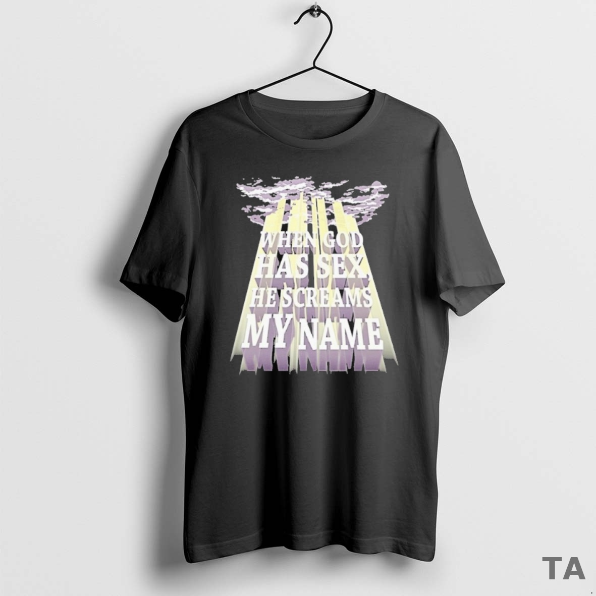 Top When God Has Sex He Screams My Name T Shirt Sweater