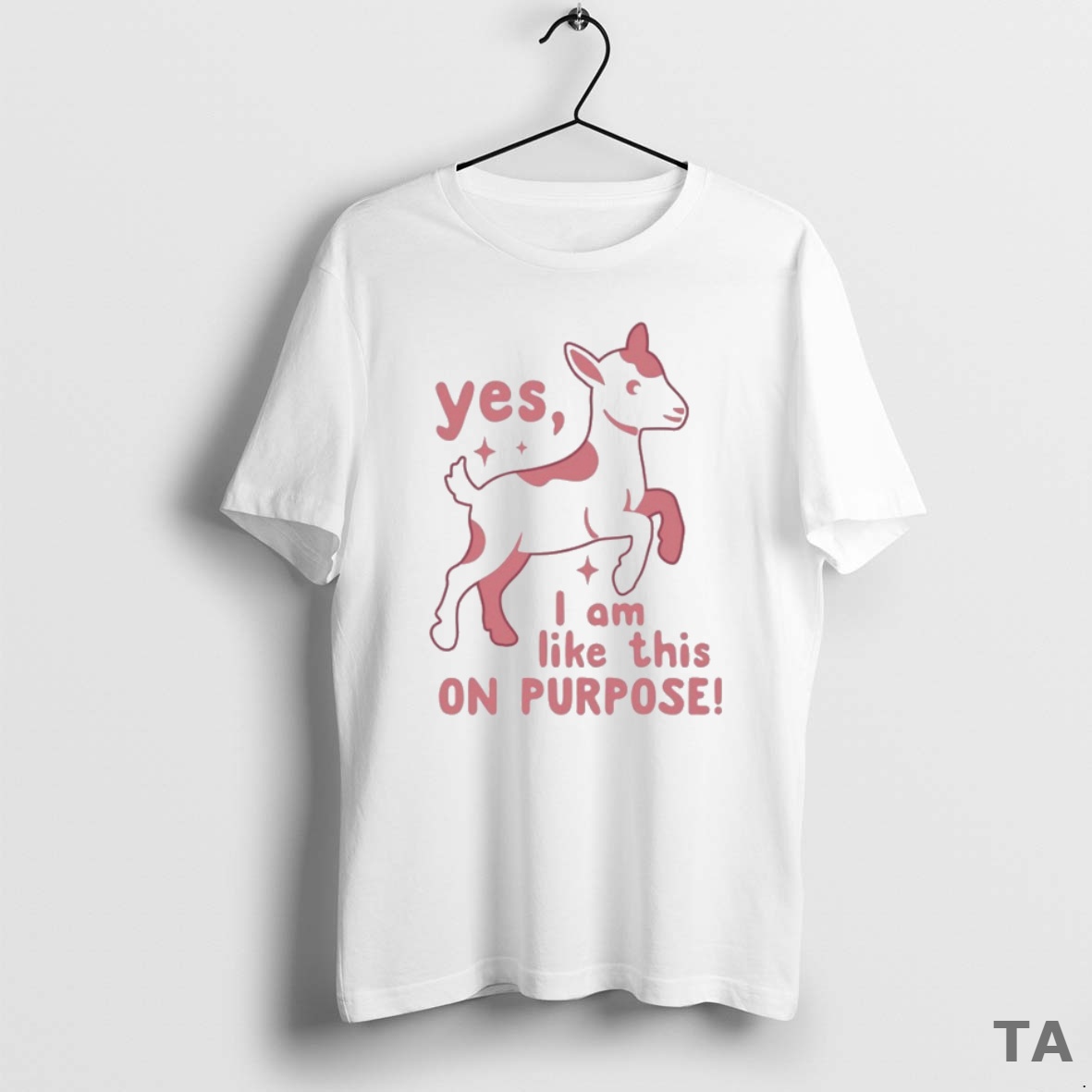 Top Yes I Am Like This On Purpose Lamb T Shirt Sweater