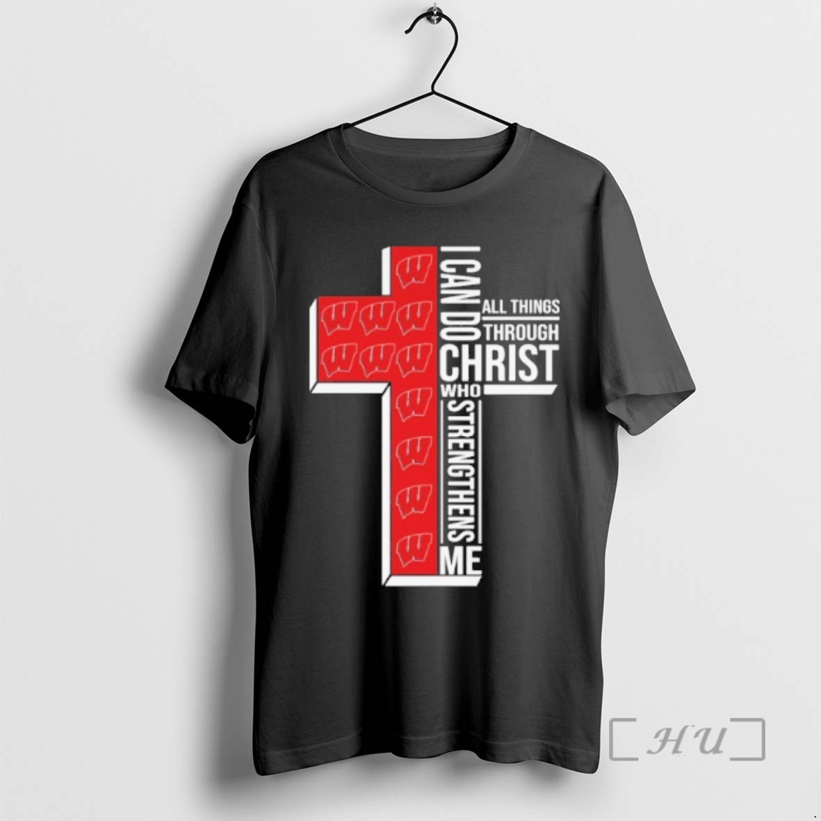 Trending 2026 Wisconsin Badgers I Can Do All Things Through Christ Who Strengthens Me Premium T Shirts Sweater Hoodie